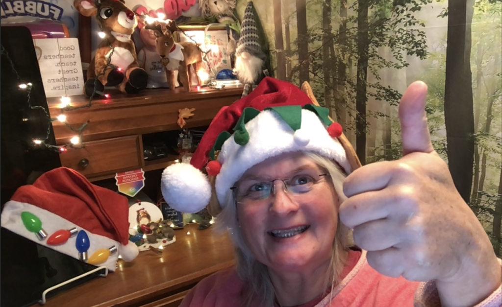 bobbie thumbs up christmas